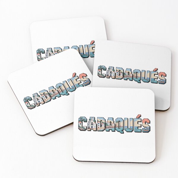 Item preview, Cadaqués Pixel Art – Retro Coastal Town Design | Mediterranean Beach Village Illustration designed and sold by CircinusStore.