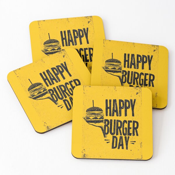 Item preview, Happy Burger Day  designed and sold by StudioRedKoala.
