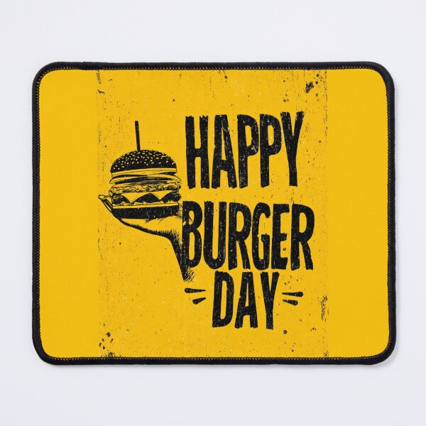 Item preview, Happy Burger Day designed and sold by StudioRedKoala.