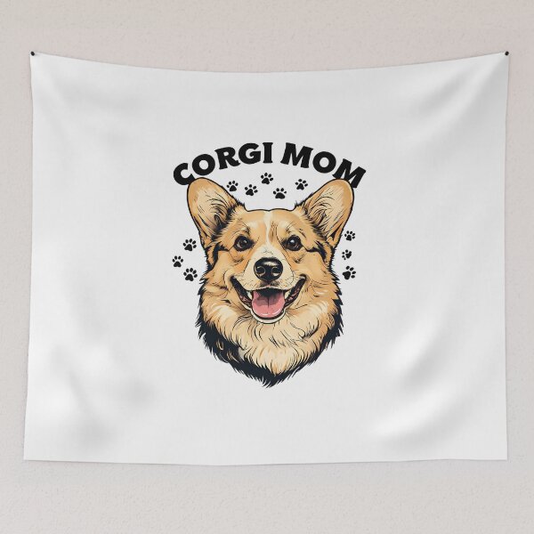 Artikelvorschau, Corgi-Mama-Design entworfen und verkauft von GoxyVision.