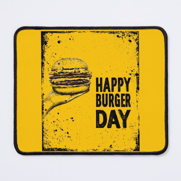 Item preview, Happy Burger Day designed and sold by StudioRedKoala.