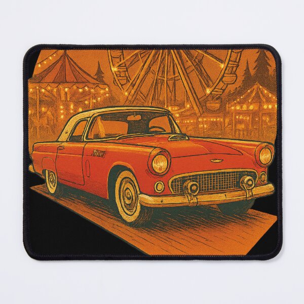 Item preview, Retro Nights – Thunderbird at the Carnival designed and sold by RetroPrints9.