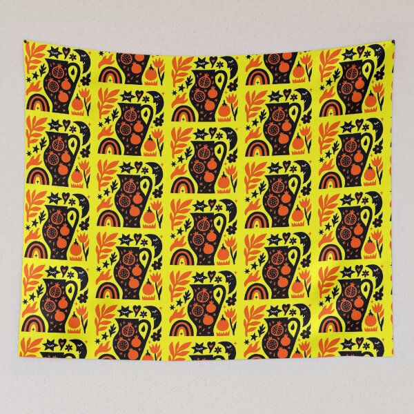 Item preview, Vibrant Folk Art Harvest designed and sold by zzz888.