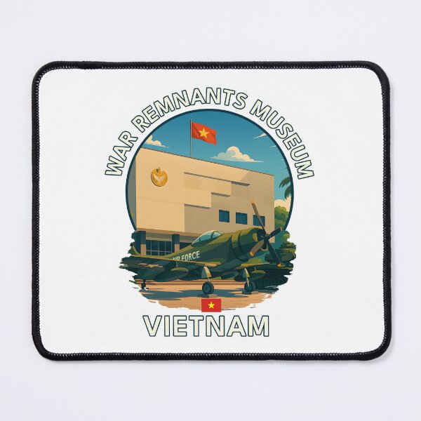 Item preview, War Remnants Museum HCMC Vietnam - Iconic Asia Landmark Travel vacation destination souvenir art  designed and sold by inkNext.
