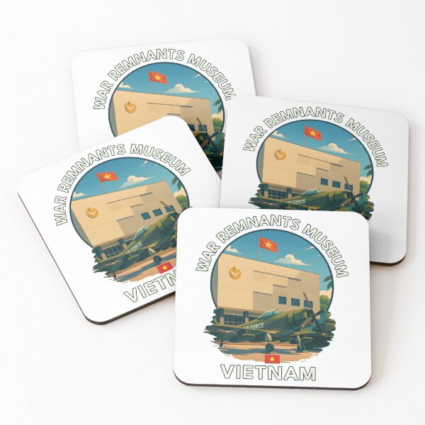 Item preview, War Remnants Museum HCMC Vietnam - Iconic Asia Landmark Travel vacation destination souvenir art  designed and sold by inkNext.