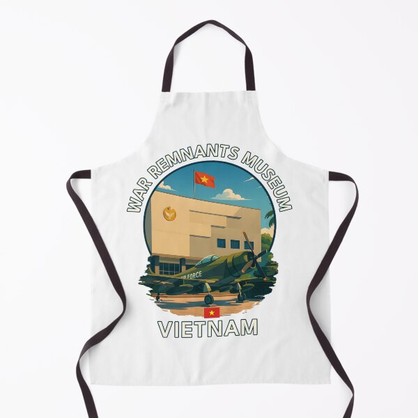 Item preview, War Remnants Museum HCMC Vietnam - Iconic Asia Landmark Travel vacation destination souvenir art designed and sold by inkNext.