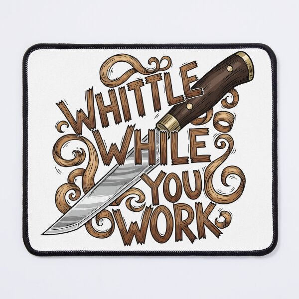 Item preview, Whittling While You Work Knife Art designed and sold by CorBas87.