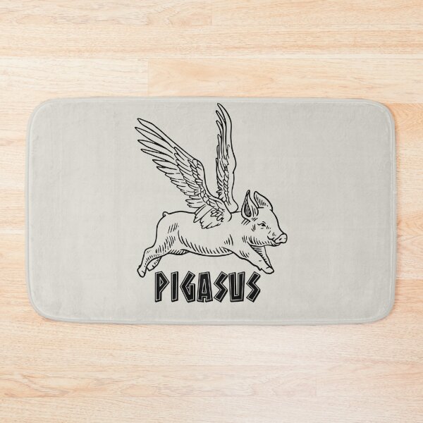 Item preview, Pigasus - Funny Flying Pig Pegasus Parody | Greek Mythology Humor designed and sold by AngelikaC04.