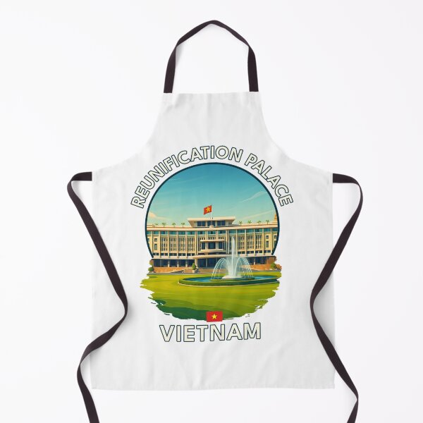 Item preview, Reunification Palace HCMC Vietnam - Iconic Asia Landmark Travel vacation destination souvenir art designed and sold by inkNext.