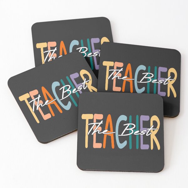 Item preview, The Best Teacher Retro Groovy designed and sold by FlashCraft Design.