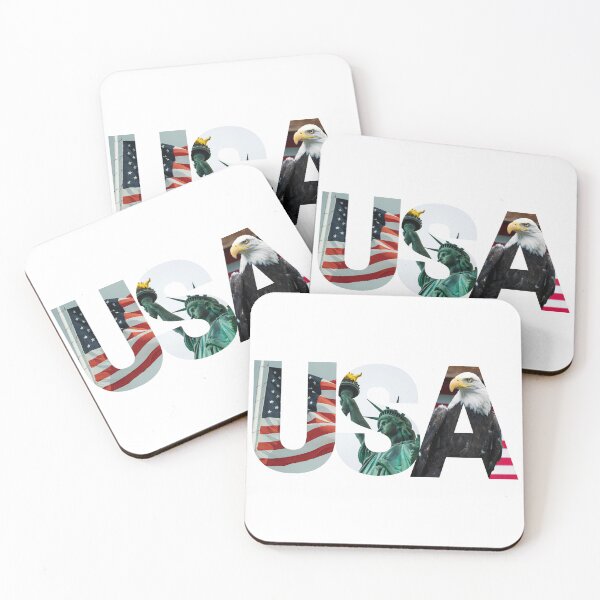 Item preview, USA American Flag, Statue of Liberty & Bald Eagle Patriotic Independence Day designed and sold by OpenHeartAF.