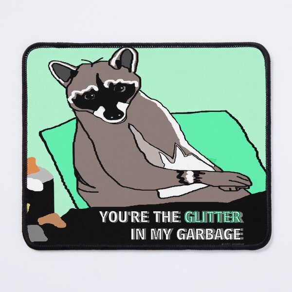 Item preview, The Glitter In My Life Racoon designed and sold by kristalcurt.