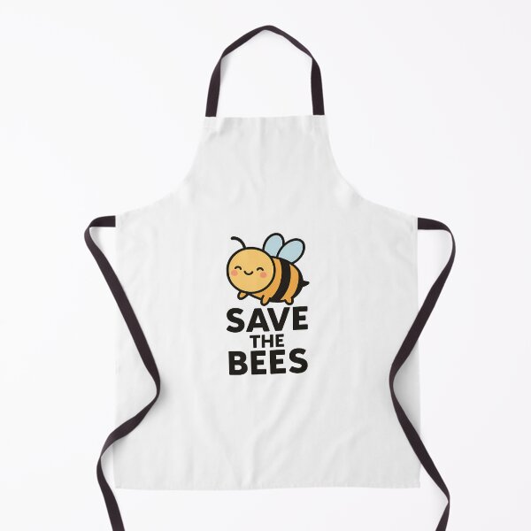 Item preview, Save the Bees – Cute Kawaii Bee Illustration designed and sold by VDekDesigns.