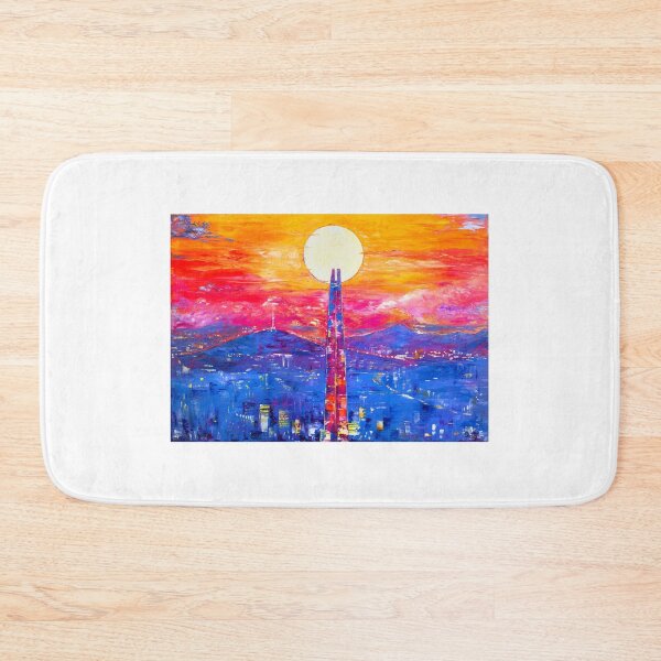 Item preview, Lotte World Tower at Sunset designed and sold by Natalia_Shchip.