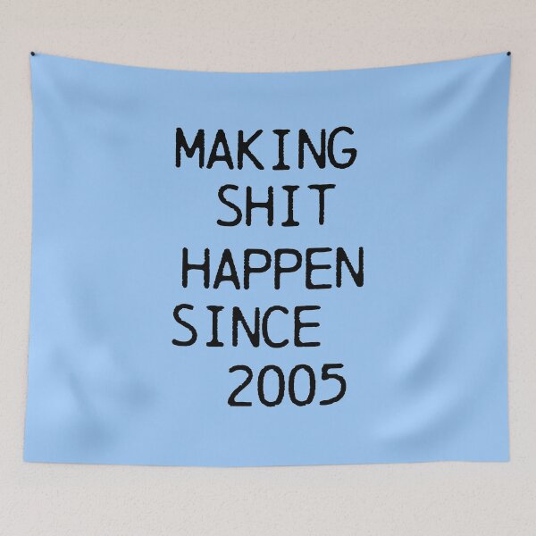 Item preview, Making Shit Happen Since 2005 | Funny Birthday Gift | Vintage Typography Shirt T-Shirt designed and sold by Zeppy.