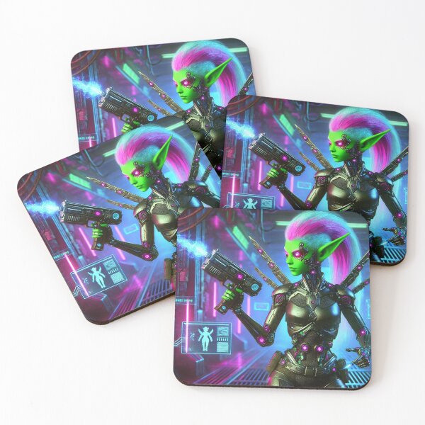 Item preview, Neon Cyberpunk Mistress designed and sold by Japcore Designs.