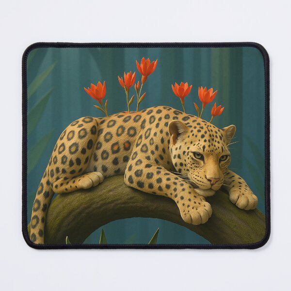 Item preview, Leopard with Blooming Dreams designed and sold by CarmelCay.
