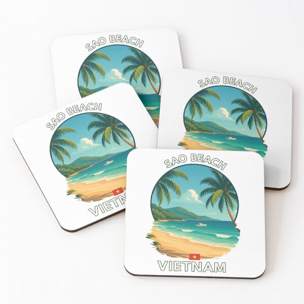 Artikelvorschau, Sao Beach Phu Quoc Vietnam - Ikonisches Wahrzeichen Asiens, Urlaubsziel, Souvenirkunst entworfen und verkauft von inkNext.