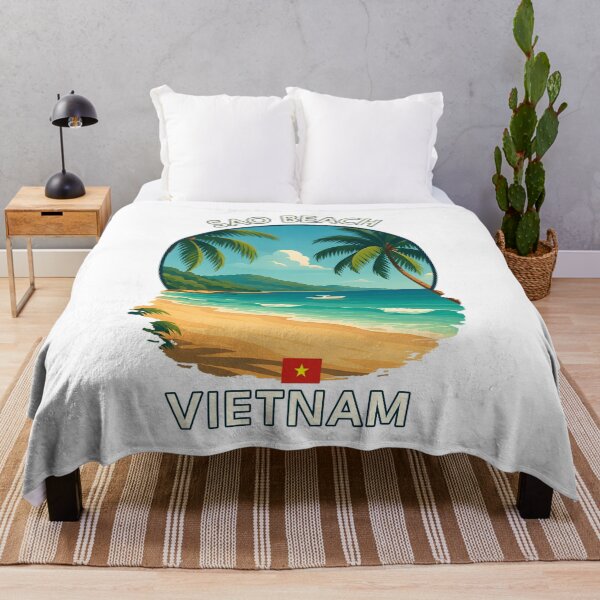 Item preview, Sao Beach Phu Quoc Vietnam - Iconic Asia Landmark Travel vacation destination souvenir art designed and sold by inkNext.