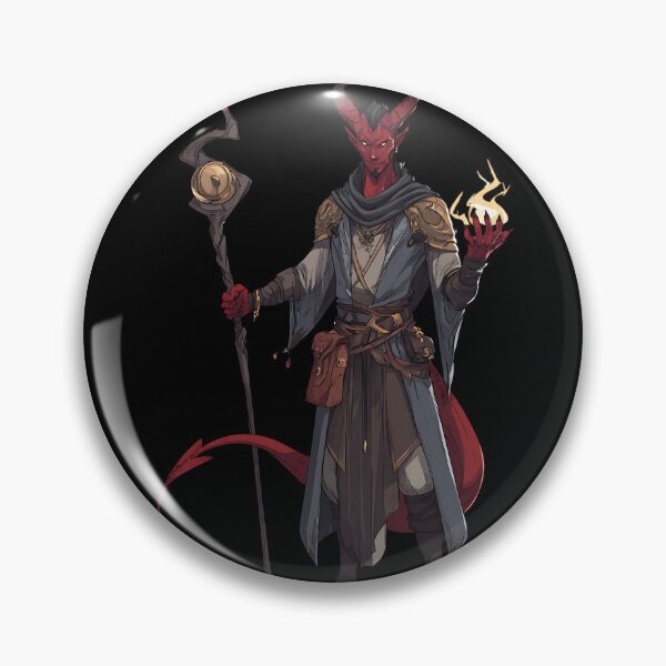 Artikelvorschau, Tiefling Kreatur Gehörnte Flamme entworfen und verkauft von bapupa.
