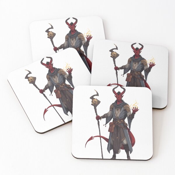 Item preview, Tiefling Creature Horned Flame designed and sold by bapupa.