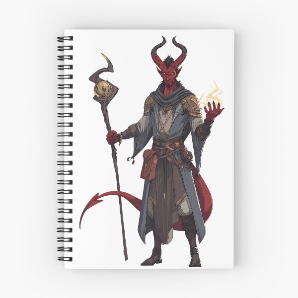 Item preview, Tiefling Creature Horned Flame designed and sold by bapupa.