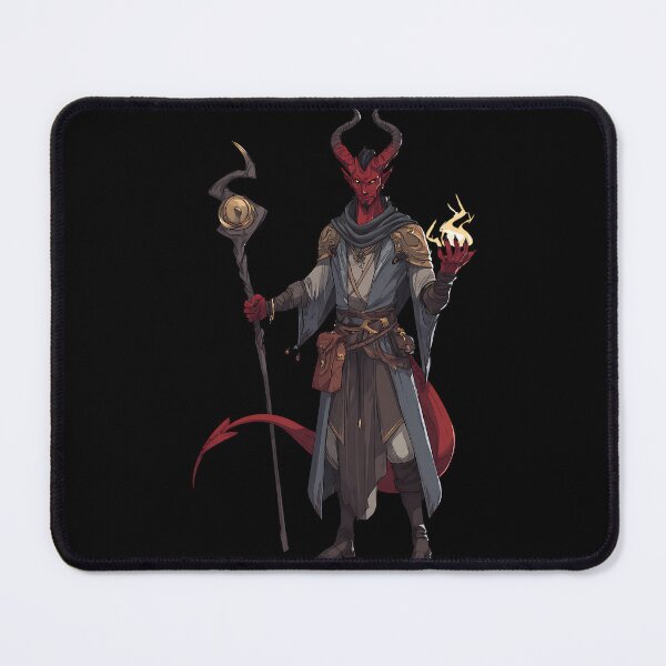 Item preview, Tiefling Creature Horned Flame designed and sold by bapupa.