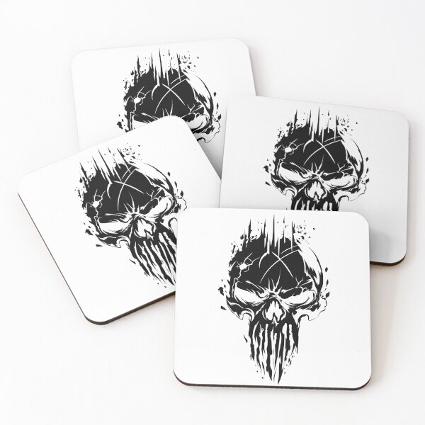 Item preview, Black Custom Punisher Skull designed and sold by Spec-Ops-Design.