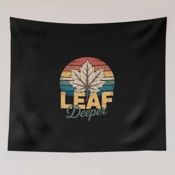 Item preview, Leaf Peeper Autumn Foliage Maple Fall Leaf Peeping designed and sold by KarstenNoanra.