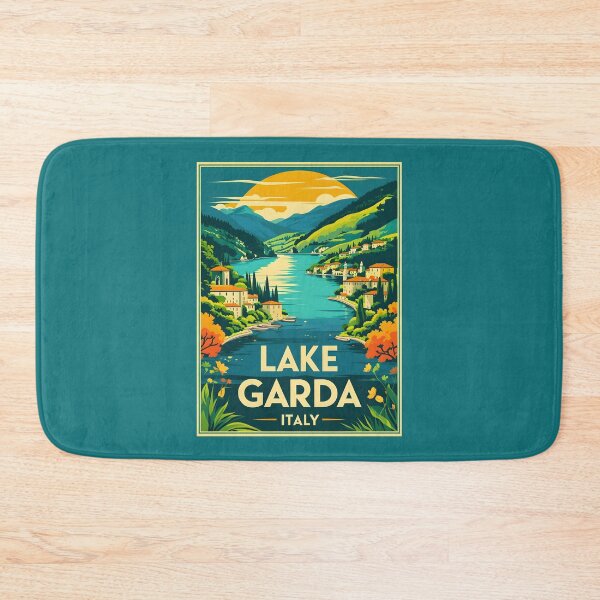 Item preview, A Vintage Illustration of Lake Garda - Italy  designed and sold by GoodOldVintage.