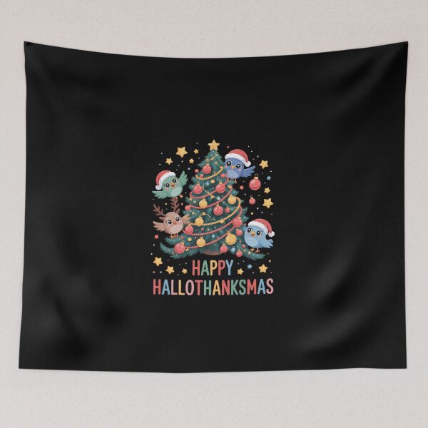 Item preview, Owl Thankgiving Halloween Christmas Happy Hallothanksmas designed and sold by KarstenNoanra.