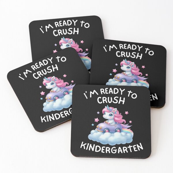Item preview, I'm ready to crush kindergarten Unicorn designed and sold by Viikis.