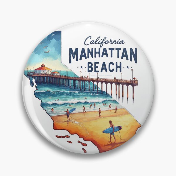 Item preview, Manhattan Beach, California designed and sold by HaydenMillepied.