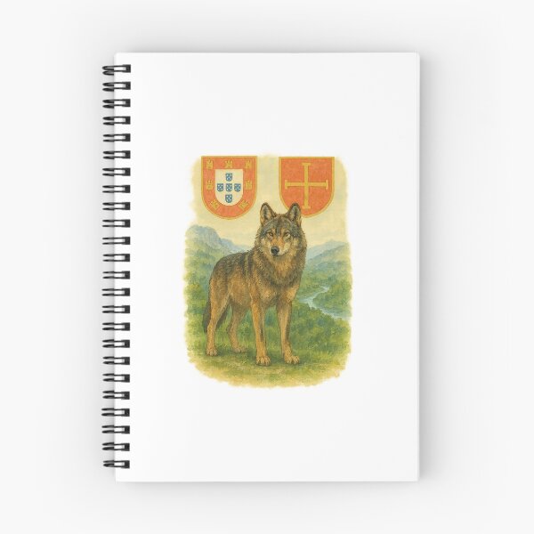 Item preview, Majestic Iberian Wolf – Portuguese Heritage Watercolor designed and sold by Rootugal.