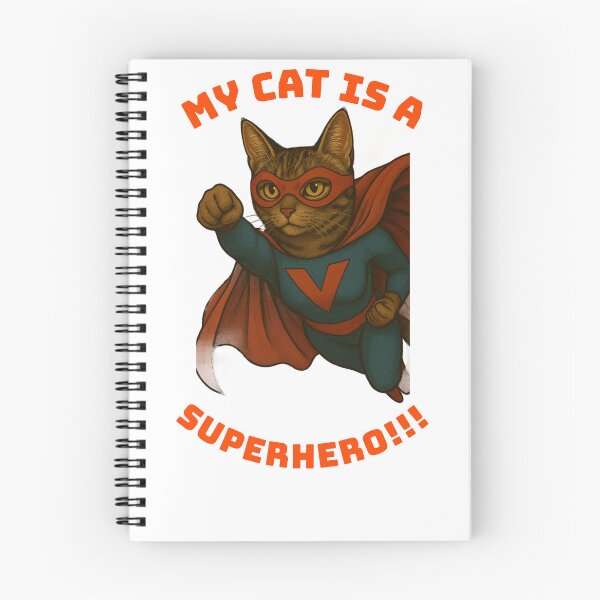 Item preview, My Superhero Cat flying  designed and sold by wombathole.