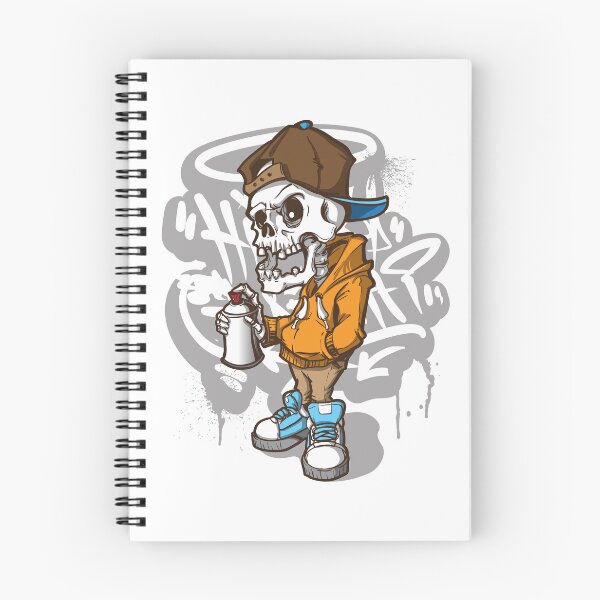 Item preview, Street Art Skeleton - Graffiti Skull Design designed and sold by PSYNOVA.