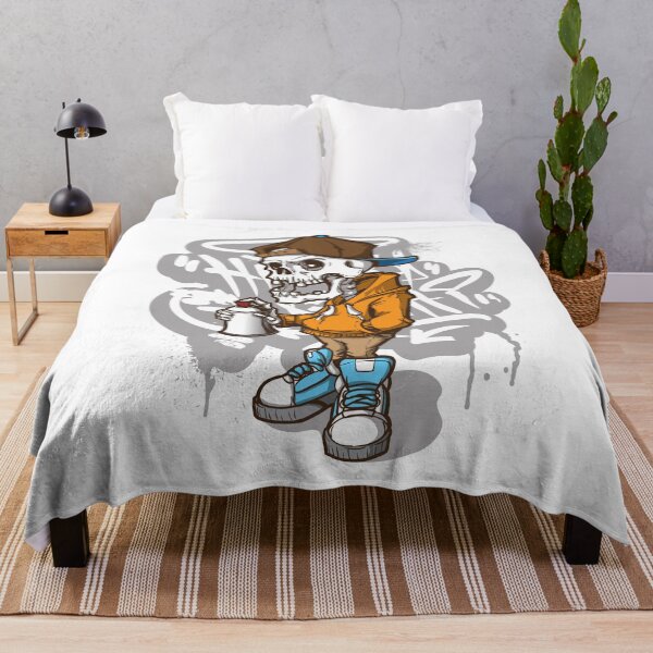 Item preview, Street Art Skeleton - Graffiti Skull Design designed and sold by PSYNOVA.