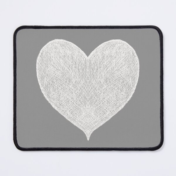 Item preview, White natural Heart, Hand drawn illustration, Country Folk Art Heart/ White earth. designed and sold by DebbieJoyArt.