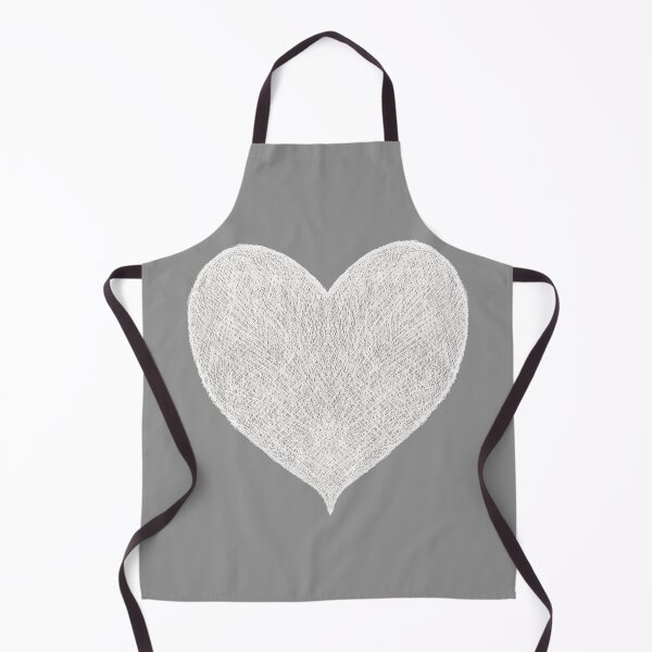 Item preview, White natural Heart, Hand drawn illustration, Country Folk Art Heart/ White earth. designed and sold by DebbieJoyArt.