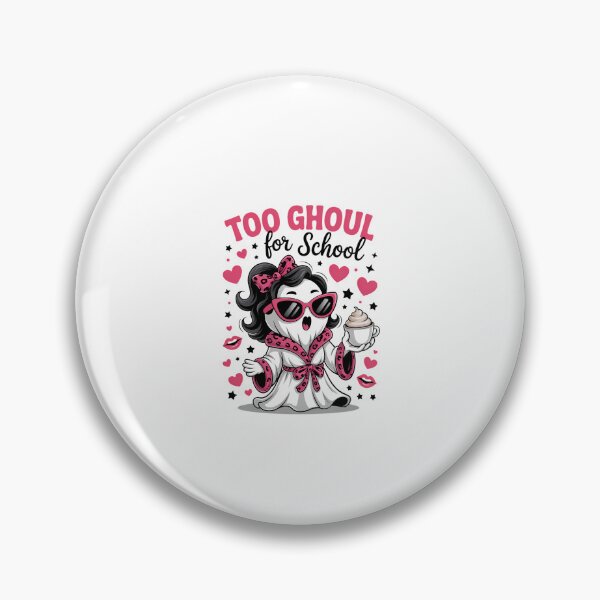 Item preview, Too Ghoul For School Cute Ghost Coffee Girl Back To School designed and sold by KarstenNoanra.