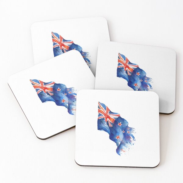 Item preview, Abstract Blue & Red Watercolor Splash Art designed and sold by TomiMono.