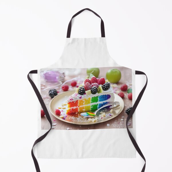 Item preview, The Scenery of Slice of Elegant and Delicious Rainbow Cake  designed and sold by Pim-Crystal.