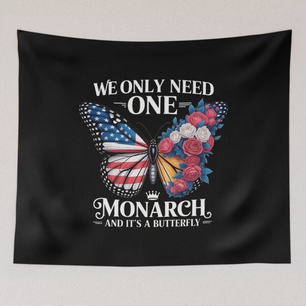 Item preview, We Only Need One Monarch and It's A Butterfly Floral designed and sold by BHMARTS.