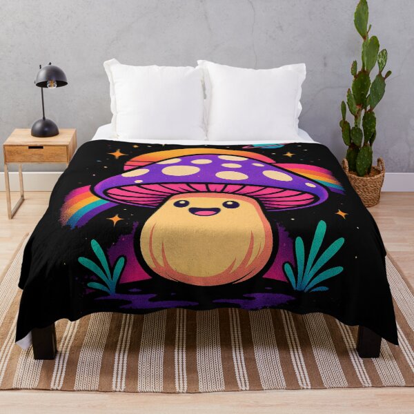 Item preview, Psychedelic Glow – Cosmic Mushroom Dreams designed and sold by Qopta.
