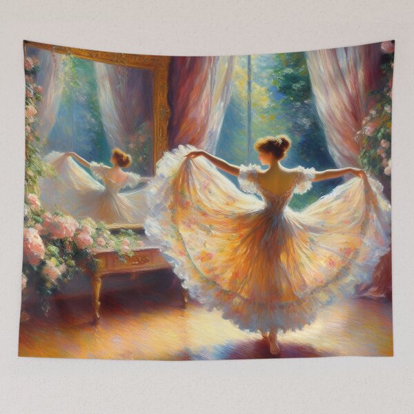 Item preview, Dancer in front of a mirror designed and sold by aleksandr13.