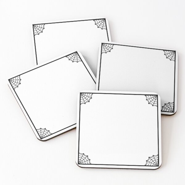 Item preview, Spider Web Costers/Stickers designed and sold by Dopamine Department.