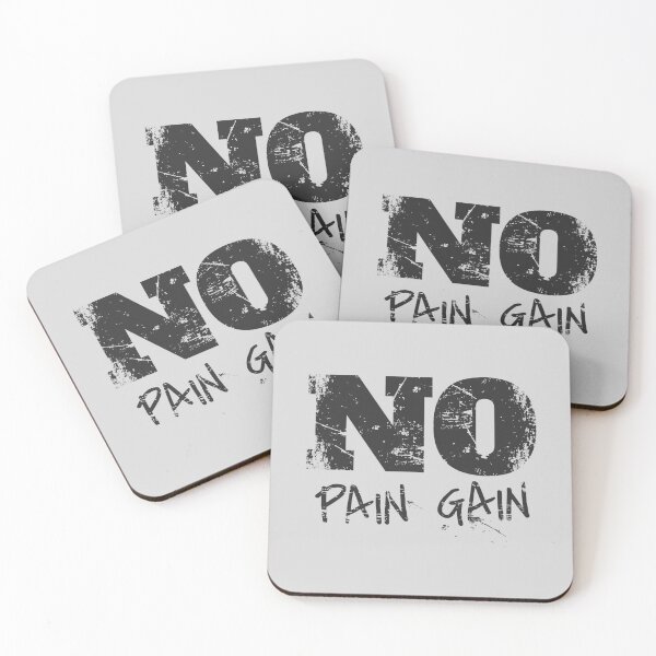 Artikelvorschau, Schablone No Pain Gain Contrast entworfen und verkauft von Voodoo Store Paranormal Collections.