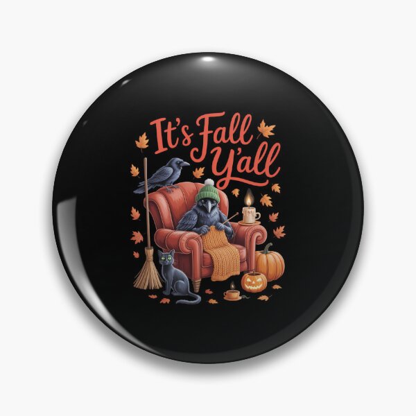 Item preview, Cat And Crow It’s Fall Y’all Pumpkins Fall Autumn Halloween designed and sold by Sea4Adventures.
