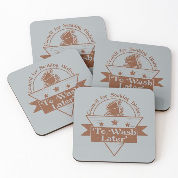 Item preview, Council for Soaking Dishes ‘To Wash Later’ designed and sold by Milena R..