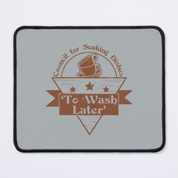 Item preview, Council for Soaking Dishes ‘To Wash Later’ designed and sold by Milena R..